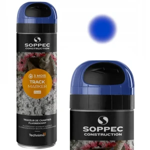 Spray geodezyjny fluorescencyjny Soppec Track Marker 500 ml niebieski