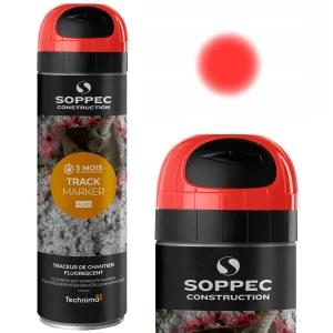 Aerozol geodezyjny fluorescencyjny Soppec Track Marker 500 ml czerwony