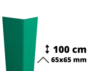 Narożnik PVC AcroMat 100 cm 65x65 mm Zieleń Medyczna