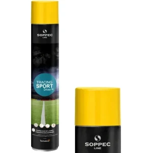 Spray do malowania linii boisk Soppec Tracing Sport 750 ml żółty