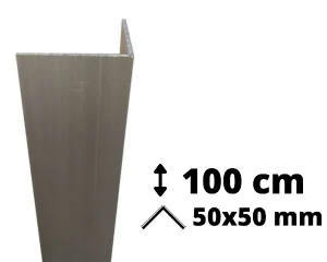 Narożnik aluminiowy 100 cm 50x50 mm