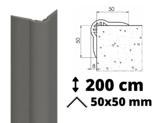 Narożnik gumowy Flex 200 cm 50x50 mm