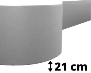 Odbojnica ochronna na ścianę 21 cm x 25 m Flat