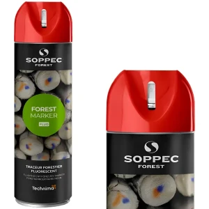 Spray do znakowania drzew Soppec Forest Marker 500 ml czerwony fluorescencyjny