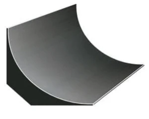 Listwa wyobleniowa PVC czarna 40x40 mm 2,5 m