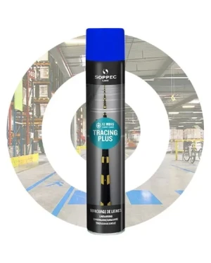 Outlet - Spray do malowania linii TRACING PLUS 750 ml niebieski Soppec