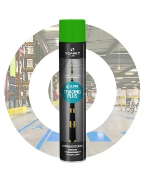 Outlet - Spray do malowania linii TRACING PLUS 750 ml zielony Soppec