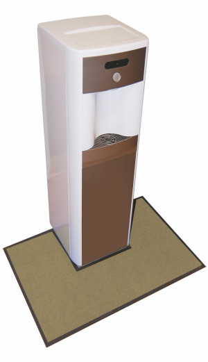 Mata pod dozowniki z wodą 85 x 60 cm kolor Taupe