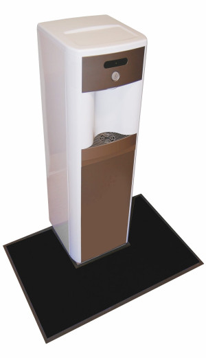 Mata pod dozowniki z wodą 85 x 60 cm kolor Raven Black