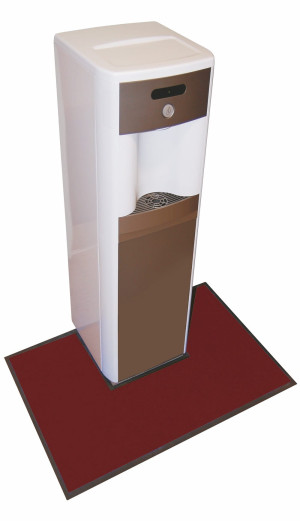 Mata pod dozowniki z wodą 85 x 60 cm kolor Regal Red