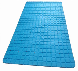 Mata antypoślizgowa do wanny 68x37 cm niebieska