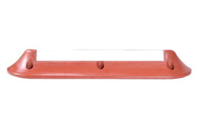 Separator parkingowy 75 cm czerwono-biały