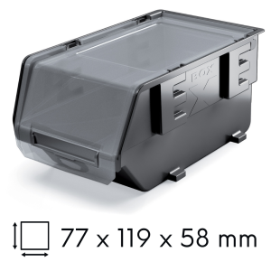 Kuweta magazynowa z klapką mini Kistenberg Exe Plus