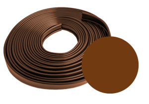 Okładzina poręczowa PVC 35x6 mm 20 mb brązowa