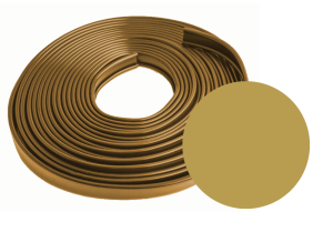 Okładzina poręczowa PVC 35x6 mm 20 mb złota