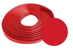 Okładzina poręczowa PVC 40x6 mm 20 mb czerwona