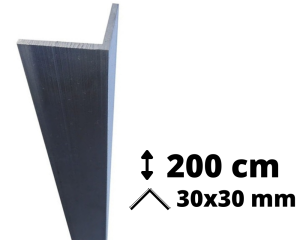 Narożnik aluminium 200 cm 30x30 mm