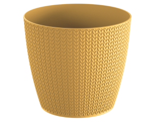 Osłonka na doniczkę 26cm żółta 9L Wheaty Prosperplast