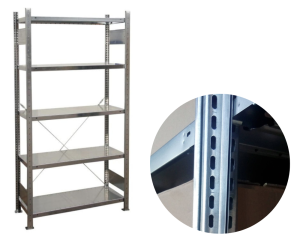 Noga regału półkowego 250 cm ocynk