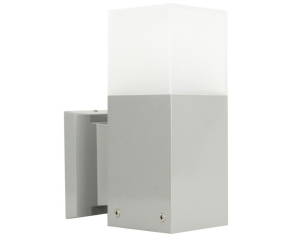 Kinkiet ogrodowy zewnętrzny srebrny CB-K AL