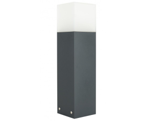 Lampa zewnętrzna słupek ogrodowy 40cm ciemny popiel CB-MAX 400 DG