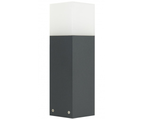 Lampa zewnętrzna słupek ogrodowy 33cm ciemny popiel CB-330 DG