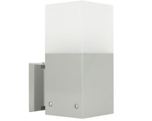 Lampa na elewację kinkiet na zewnątrz 22cm srebrny CB-MAX K AL