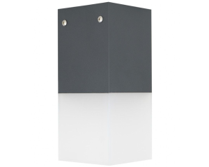 Nowoczesna lampa na sufit zewnętrzna popielata CB-MAX S DG