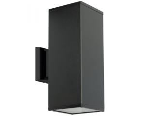 Kinkiet zewnętrzny lampa dwustronna 30cm czarna ADELA 8001 BL