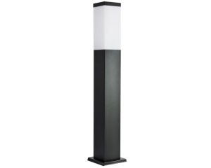 Lampa ogrodowa słupek kwadrat 65cm Inox SS802-650 BL