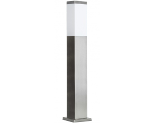 Lampa ogrodowa stalowa słupek kwadrat 65cm Inox SS802-650