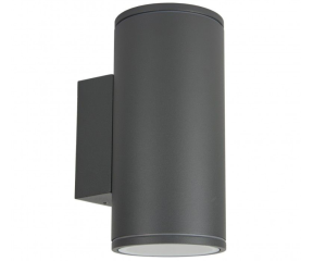 Kinkiet dwukierunkowy elewacyjny lampa na zewnątrz 19cm MIDI M1457 DG