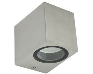 Kinkiet ogrodowy IP44 lampa ogrodowa srebrna 8cm Mini 5001 BR