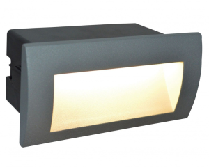 Lampa na murek do zabudowy prostokątna 7x14cm M2031