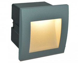 Lampa na murek do zabudowy kwadratowa 9x9cm M2029