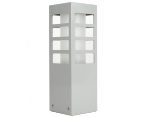 Lampa do ogrodu słupek 25cm IP54 srebrny RADO III 3 AL