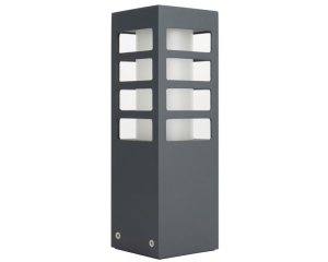 Lampa do ogrodu słupek 25cm IP54 ciemny popiel RADO III 3 DG