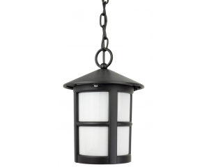 Lampa wisząca do ogrodu okrągła 65cm czarna Cordoba K 1018/1/TD