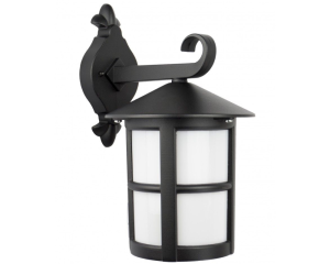 Lampa elewacyjna do ogrodu okrągła czarna Cordoba K 3012/1/TD