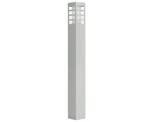 Lampa ogrodowa słupek kwadrat IP54 75cm srebrny RADO III 1 AL