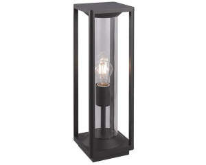 Lampa stojąca do ogrodu niska 50cm czarna Porto M1932-500