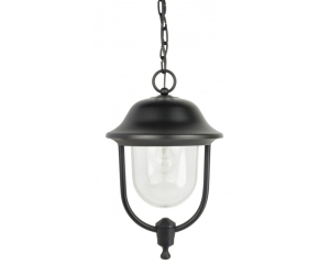 Lampa wisząca do ogrodu okrągła 81cm czarna Prince K 1018/1/O