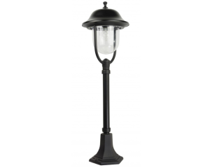 Lampa stojąca do ogrodu z okrągłym kloszem 87 cm czarna Prince K 5002/3/O