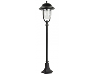 Lampa do ogrodu z okrągłym kloszem 117 cm czarna Prince K 5002/2/O