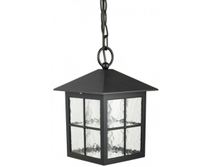 Lampa wisząca ogrodowa kwadratowa 66cm czarna Wenecja K 1018/1/KW