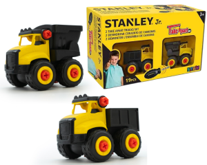 Zestaw 2w1 wywrotka + ciężarówka do składania Stanley Jr.