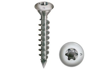 Wkręt do słupków 8x50 mm stali nierdzewna Spax - 50 szt