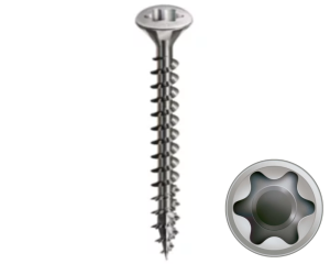 Wkręt uniwersalny 3x25 mm łeb soczewkowy A2 SPAX - 200 szt