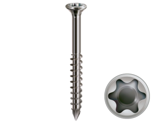 Wkręt do fasady 4x45 mm łeb soczewkowy A2 SPAX - 100 szt