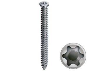 Wkręt kotwa ramowa okienna stożkowa 7,5x40 mm - 100 szt